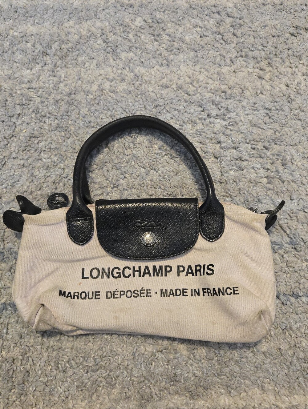 Longchamp x Shayne Oliver Le Pliage Hiatus Mini Tote Bag Pink Canvas Handbag
